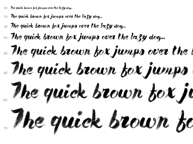 Pale Blue Eyes font waterfall
